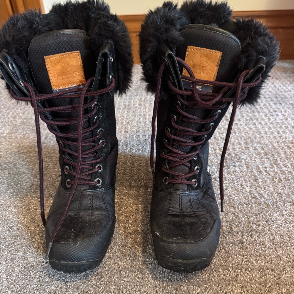 Pajar Black and Brown Winter Boots